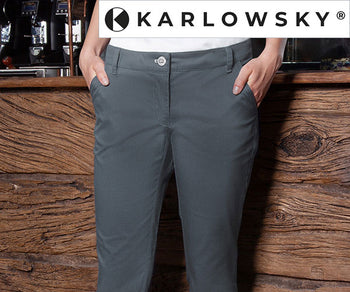 KARLOWSKY | 5-pocket bukser til damer antracit