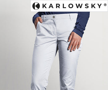 KARLOWSKY | 5-pocket-bukser til damer Hvid