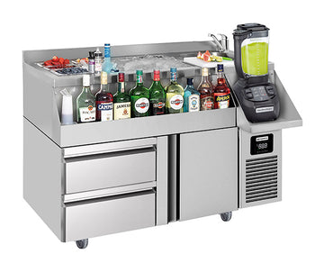 Mobile bar- og drikkevarekøleborde