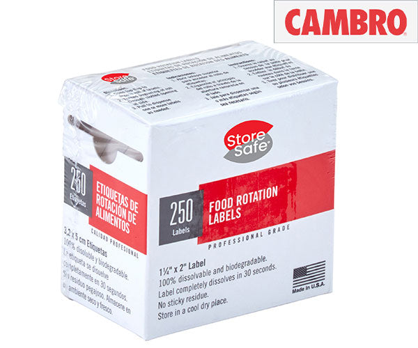 CAMBRO | StoreSafe® rotationsetiketter