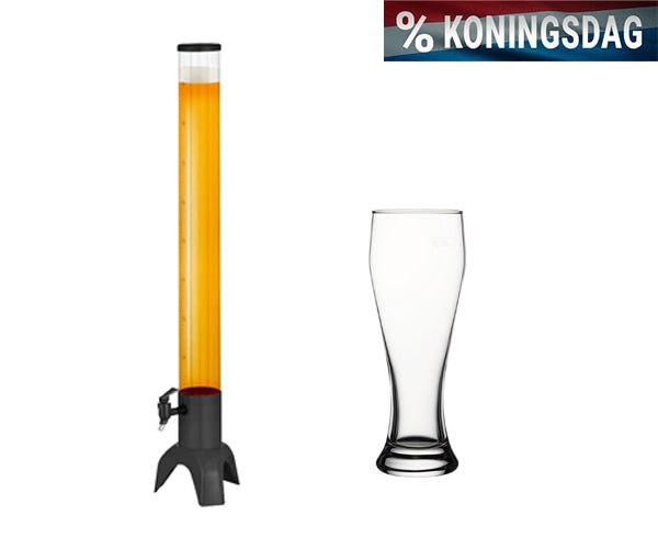 Ølsøjler og -glas