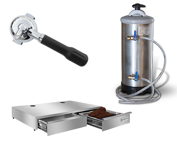 Tilbehør til portafiltermaskiner