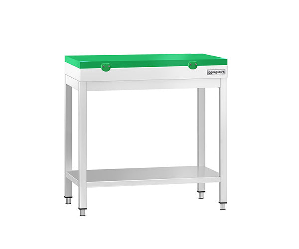 Arbejdsbord med skærebræt Grøn