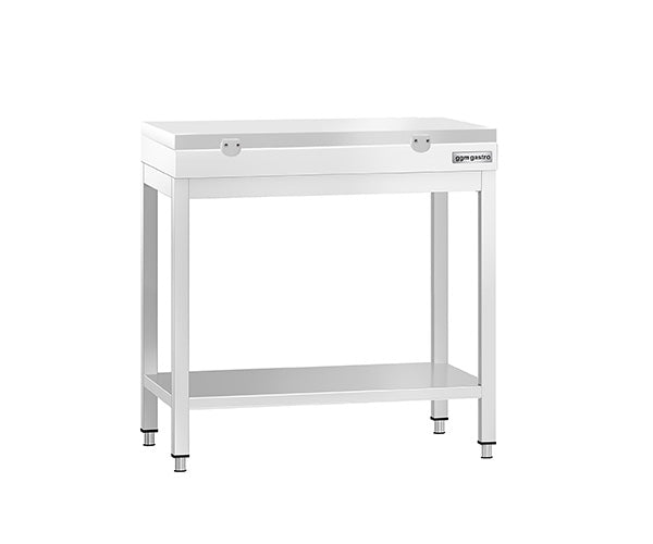 Arbejdsbord med skærebræt hvidt