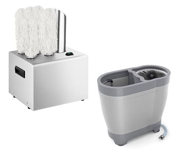 Bestik- / glaspolermaskiner