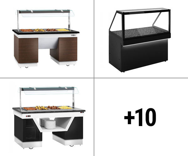 Buffetdiske og Saladette