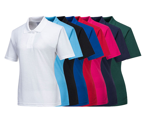 Basic-poloshirt til damer