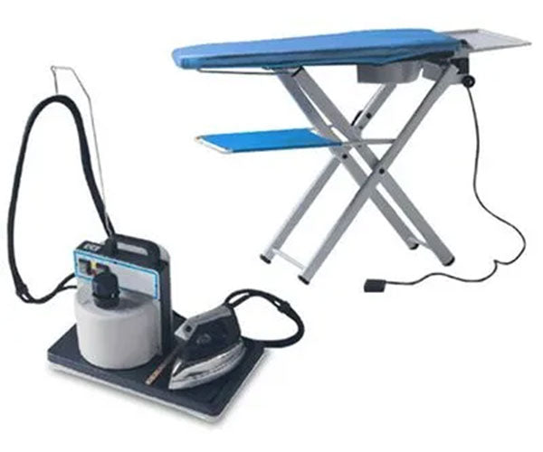 Dampstrygejern og strygebrætter