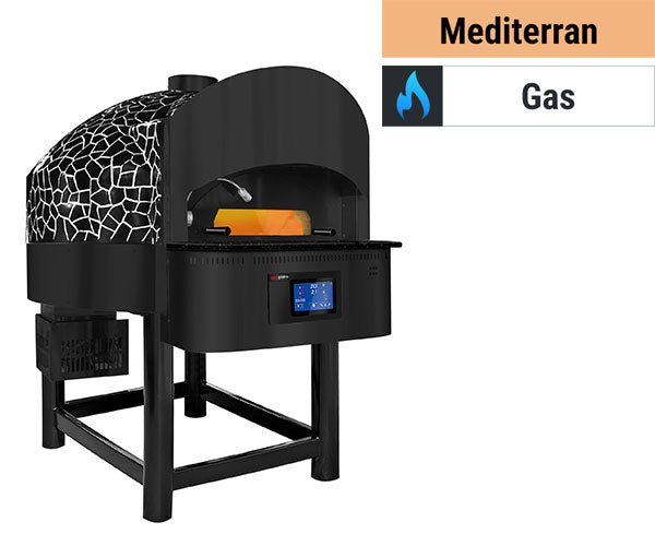 Gasovne med kuppelformede ovne