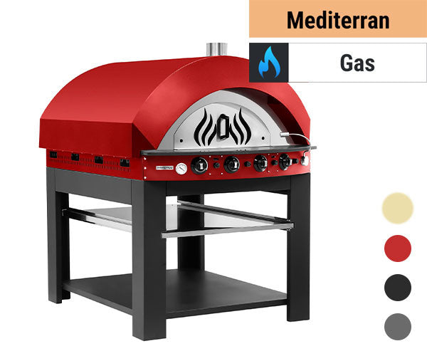 Gas pizzaovn Rød
