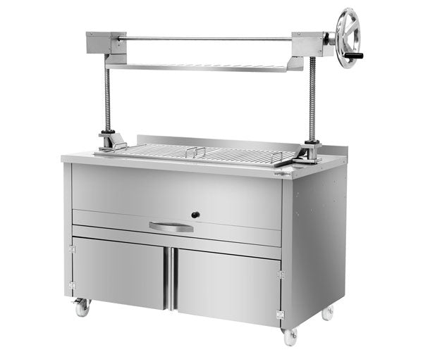 Højde justerbar Kulgrill