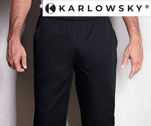 Karlowsky Slip-on bukser Kaspar Sort