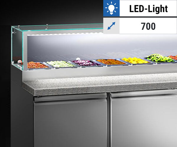 Saladetter med LED-lys