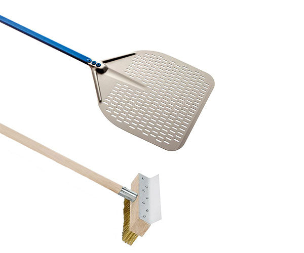 Pizzaskovle og børster