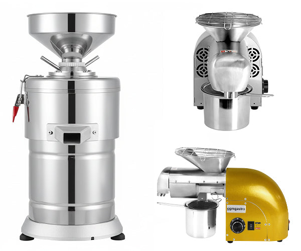 Sesam-/peanutbuttermaskiner & oliepresser