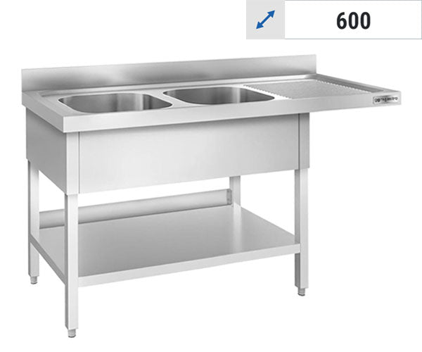 Opvaskemaskine borde 2 Vaske - 600 Dybde