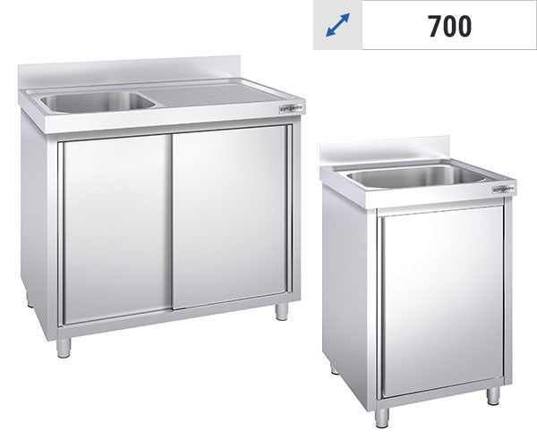 Vaskeskab - 1 Vask 700 dybde