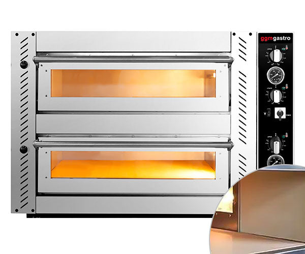 Pizzaovne af massivt ildfast ler