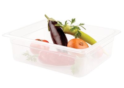 Cloudy polypropylene gastronorm containers - GN 1/2