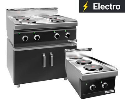 Cooking series Mario - Black 700 - Electric stoves Mario