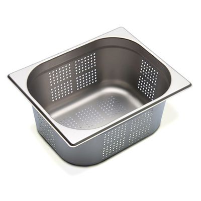 Gastronorm containers stainless steel – perforated - GN 1/2