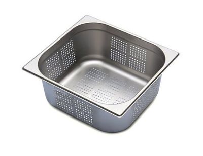 Gastronorm containers stainless steel – perforated - GN 2/3