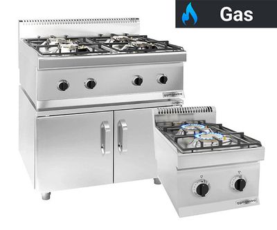 Cooking series Mario - Stainless steel 700 - Gas stoves Mario