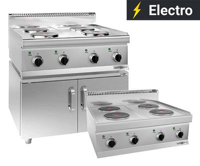 Cooking series Mario - Stainless steel 700 - Electric stoves Mario