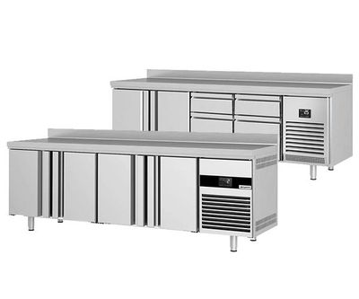 Refrigerated tables - 600 Deep - Width - 2452 mm