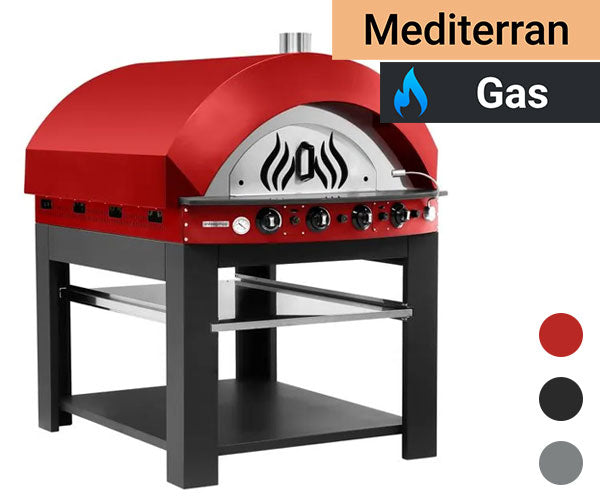 Gas pizzaovn Rød