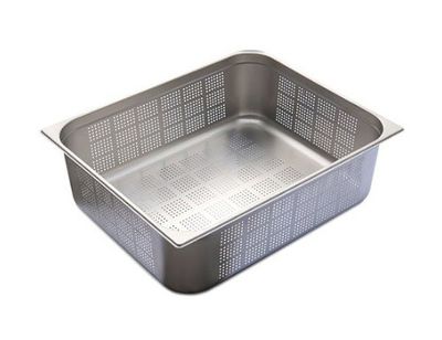 Gastronorm containers stainless steel – perforated - GN 2/1