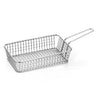 (5 stk.) Friturekurv til servering - rustfrit stål - rektangulær - 280x160 mm