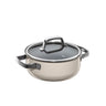 WMF | Fusiontec Mineral - Stegegryde - Ø 200mm - 2,4 liter - inkl. glaslåg - Macadamia