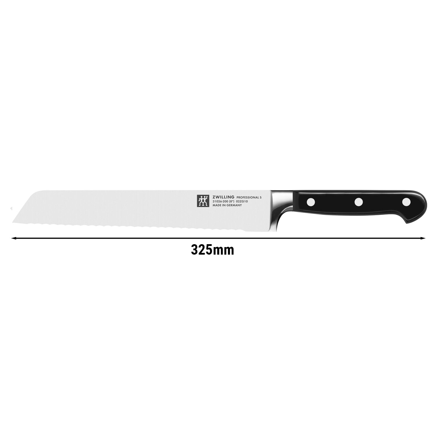 ZWILLING | PROFESSIONAL S - Brødkniv med savtakket skær - Blad: 200mm