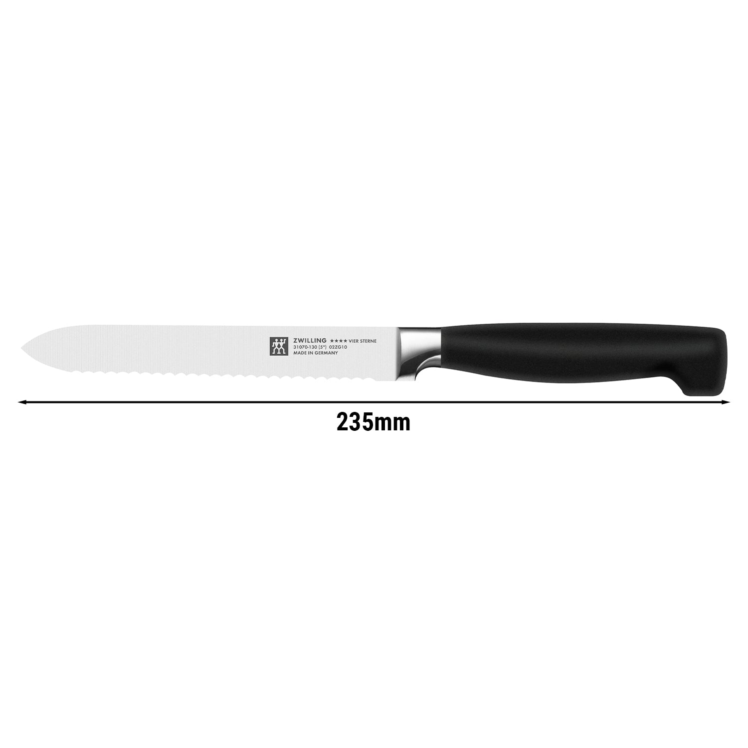 ZWILLING | VIER STERNE - Redskabskniv - Blad: 130mm