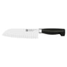 ZWILLING | VIER STERNE - Santoku med afskåret kant - 180mm