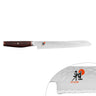 MIYABI | 6000 MCT - Brødkniv med savtakket skær - Blad: 230mm