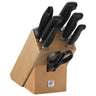 ZWILLING | FOUR STAR - knivblok-sæt - 8-dele - natur