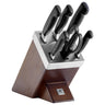 ZWILLING | VIER STERNE SharpBlock - selvslibende knivblok - 7-dele - brun