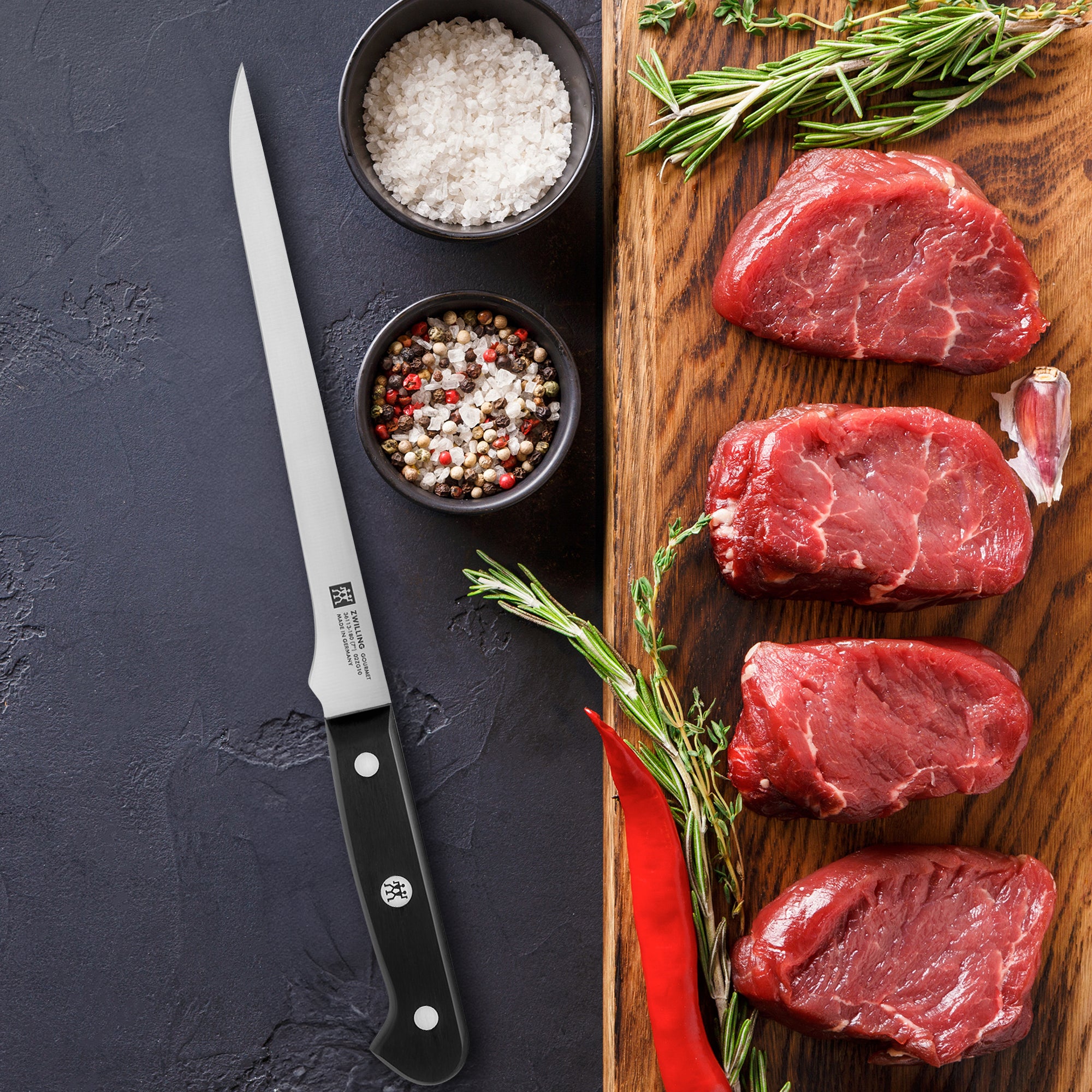 ZWILLING | GOURMET - Filetkniv - Blad: 180mm