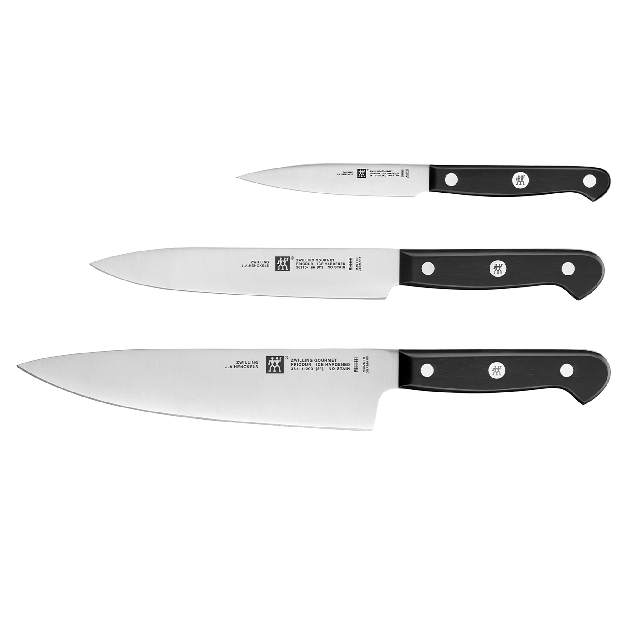 ZWILLING | GOURMET - Knivsæt, 3 dele.