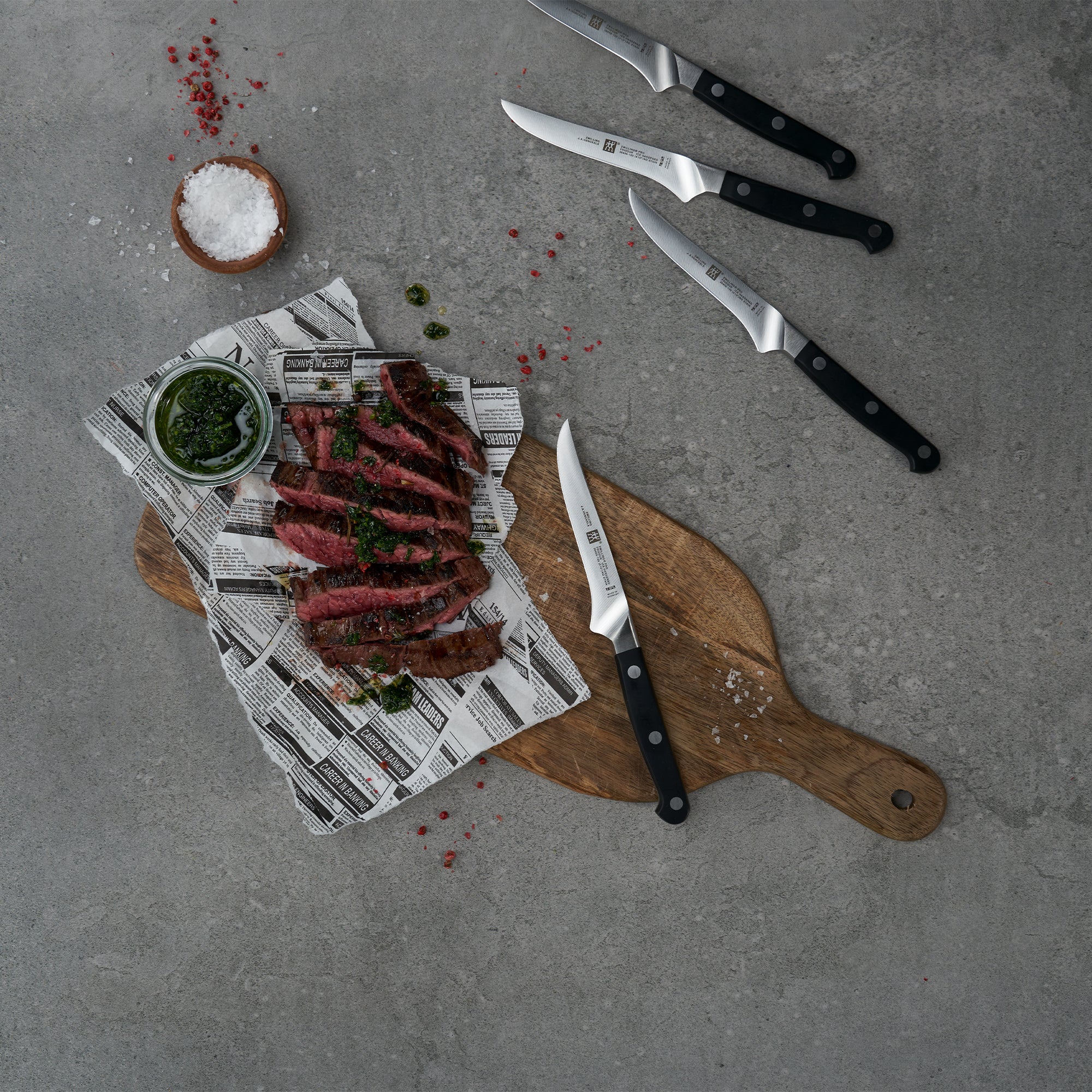 ZWILLING | PRO - Steakknivsæt, 4 dele.