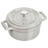 STAUB | LA COCOTTE - Mini Cocotte - Ø 100mm - Støbejern - Hvid trøffel