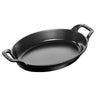 STAUB | SPECIALITIES - Ovnform - oval - 280mm - støbejern - sort