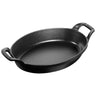 STAUB | SPECIALITETER - Gryde - oval - 240mm - Støbejern - Sort