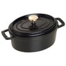 STAUB | LA COCOTTE - Cocotte - oval - 150mm - støbejern - sort