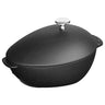 STAUB | SPECIALITIES - Skalpotte - oval - 250mm - støbejern - sort