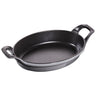 STAUB | SPECIALITIES - Ovnfad - oval - 210mm - støbejern - grafitgrå