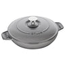 STAUB | SPECIALITIES - Ovnfad med låg - Ø 200mm - Støbejern - Grafitgrå