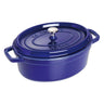 STAUB | LA COCOTTE - Cocotte - oval - 310mm - støbejern - mørkeblå